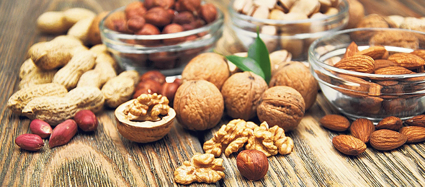 Μια χούφτα ξηρών καρπών βελτιώνει την εγκεφαλική λειτουργία